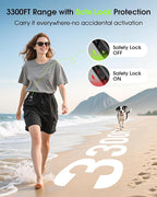 Upgrade Vibrating Dog Training Collar with Remote, No Shock, Beep and Vibration Only, 3300FT Long Range, Waterproof Rechargeable, Safety Lock, No Prongs, for Small Medium Large Dogs
