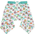 HDE Dog Swim Trunks Hawaiian Board Shorts Beach Pool Swimsuit for XS to XXL Dogs Rainbows - M