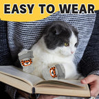 24 Pcs Cat Mittens to Prevent Scratching,Cat Socks for Cats with Adhesive Tabs,Cute Patterned Cats Booties Dog Booties to Prevent Scratching Grooming Bathing