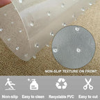 3.6FTCarpet Protector for Pets-Cat Carpet Protector for Doorway, DIY Anti-Slip Anti Scratch Under Door Cat Scratch Protector Mat,Easy to Cut Clear PVC Carpet Scratch Stopper,Cat Scratch Guard Carpet