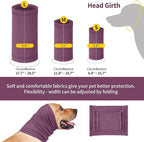 Nanaki Dog Calming Hoodie Ear Wraps for Dogs, Pet Head Protection, Fireworks Ear Muffs Doggy Warp Anxiety Relief, Doggy Hematoma Wrap, Pet Head Cover The Grooming and Force Drying, Fireworks