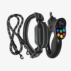 Vibrating Dog Collar Dog Training Collar Petsafe Replacement Collar Vibration Collar for Dogs Dog Leash Anti Pulling Anti Tugging Dog Training Collar with Leash Rechargeable, Andino.