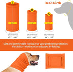 Nanaki Dog Calming Hoodie Ear Wraps for Dogs, Fireworks Ear Protection Head Muffs Doggy Warp Anxiety Relief, Doggy Hematoma Wrap, Pet Head Cover for Grooming and Force Drying Bathing Pet Protector