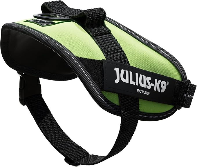 Julius-K9, 16IDC-NE-4, IDC Powerharness, Dog Harness, Size: 4, Neon Green