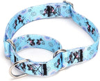 Serijoars Adjustable Martingale Dog Collar Heavy Duty Nylon Dog Collar for Medium Large Dogs Walking Training Boy and Girl Dogs (NO20, M)