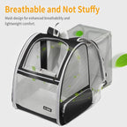 Cat Backpack，Expandable Cat Carrier Backpack, Dog Backpack Carrier and Pet Carrier Backpack, Suitable for Cats, Kittens or Small Dogs, Travel Friendly Puppy Cats Bag (Black)