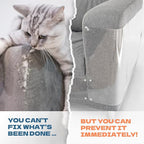 KatSupreme Cat Scratch Furniture Protector - Couch and Sofa Guards - 8 XL Sheets with 64 Pins (8 XL Sheets and 64 Pins)