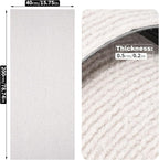 Uranshin Trimmable Cat Scratch Mat pad Self-Adhesive Cat Scratching Post Carpet Covered 78.7"x15.8" Cat Tree Shelves Replacement Parts cat Furniture Protector for Couch Wall (Beige)