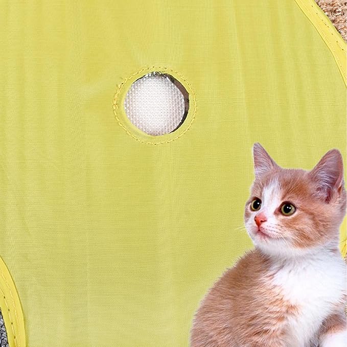 Cat Scratch Play Mat, Cat Crinkle Mat Sisal Multifunctional Safe Interesting for Pet Supplies for Sleeping