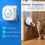 Soft Ring Dog Potty Bell for Training – Wht Wireless Dog Door Bell with 1000ft Range, LED Alert, 60 Tones, Waterproof Dog Bells to Go Outside – Bell for Dogs to Ring to Go Potty(1 Bell & 1 Receiver)