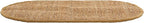 SAFAVIEH Cat Scratch Mat Pad Collection, 12" x 20" Oval, Brown, Sisal & Jute Boucle Weave, Velcro & Slip Resistant Backing