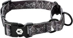 Wolfgang Heavy Duty Martingale Dog Collar with Quick Release Nylon Buckle for Walking & Training, WolfMountain Print, Small