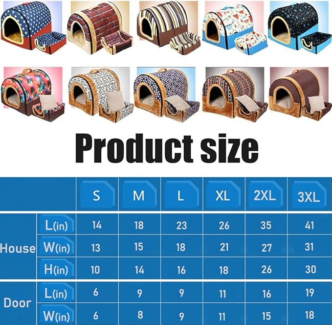 Dog Bed,2 Ways to Use,Indoor Pet House with Fluffy Mat,Removable and Washable Cover,Splash-Proof House and Non-Slip Bottom,for Large Dogs(2XL Grey Faux Leather)