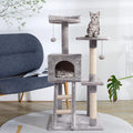 Auroth Cat Tree,42" Cat Tower with Stable Base for Indoor Cats, Large Cat Condo with Plush Perches, Toys & Natural Sisal Scratching Posts, Multi-Level Small Cat furniture Perfect for Kittens Play,Rest