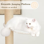 44.8in Gothic Cat Tree, Black Cat Condo Cats Tower with Coffin Bed & Sisal Scratching Posts, Scratching Ramp and Comfort Basket for Indoor Cats