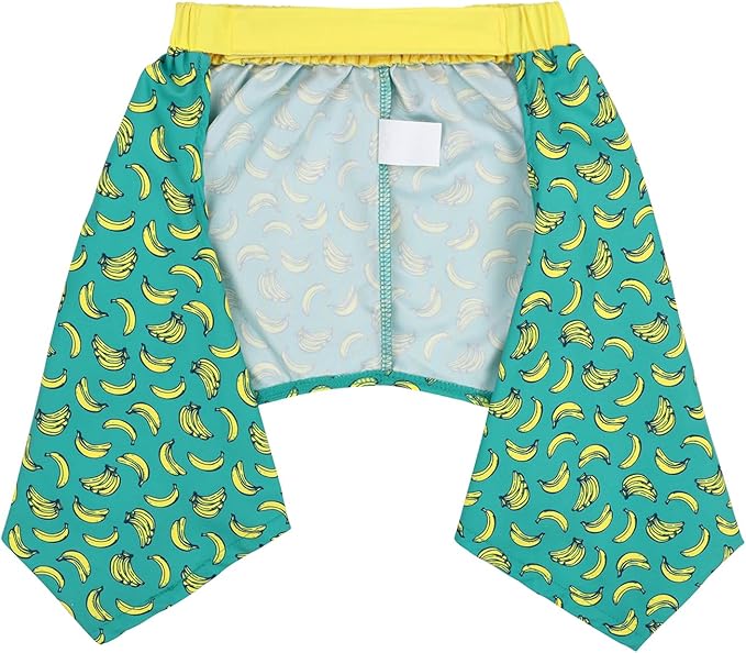 HDE Dog Swim Trunks Hawaiian Board Shorts Beach Pool Swimsuit for XS to XXL Dogs Bananas - XXL