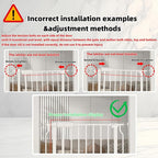 TSAYAWA Walk Through Baby Gate with Door, 53-57.48 Inch Wide Presure Mounted No Drill Metal Auto Close Child Gate for Stair Doorway - Indoor Outdoor Safty Gate for Toddler Dog Doggie, White