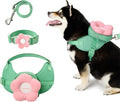 VETRESKA Flora Dog Harness, Leash and Collar Set, No Pull Dog Vest Harness for Walking and Training, Adjustable, Easy Control and Soft Padded Pet Harness and Backpack for Small Medium Large Dogs, XS