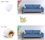 Anti Cat Scratch Furniture Protector, Transparent Self-Adhesive Couch Furniture Protectors from Cats Scratching Claws, Cat Scratch Couch Protector (3.2”x 33 Yards)