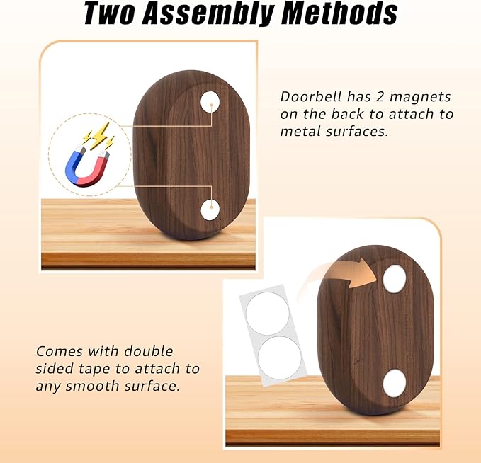 Shopkeepers Bell for Door Opening – Magnetic Door Chime for Business When Entering, Ideal for Store/Office/Gate Decor & Housewarming Gifts