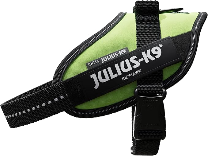 Julius-K9, 16IDC-NE-4, IDC Powerharness, Dog Harness, Size: 4, Neon Green