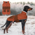 KYEESE Dog Coat Soft Dogs Jacket with Pocket Warm Pet Winter Puffer Coat with Leash Hole Windproof Pet Sweater with Thick Dog Coats for Medium Dogs Waterproof Pets Clothes for Cold Weather