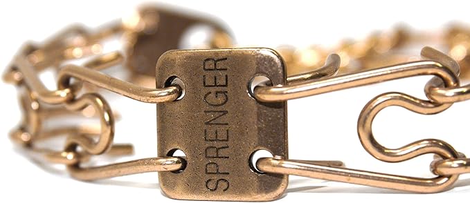 Herm Sprenger Curogan Prong Dog Training Collar Ultra-Plus Pet Pinch Collar Hypoallergenic Nickel Free No-Pull Collar for Dogs Made in Germany 2.25mm x 16in Small