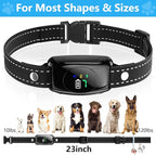 No Shock Bark Collar for Large & Medium Dogs - Safe & Humane Dog Bark Collar with Beep & Vibration 7 Adjustable Sensitivity Levels, IPX7 Waterproof Dog Training Collar Indoor Outdoor Use