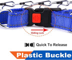 Supet Dog Training Collar for Small Medium Large Dogs with Quick Release Buckle, Adjustable No Pull Dog Collar with Nylon Cover