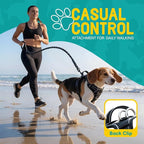 No Pull Dog Harness and Leash Set for Medium Dogs – Adjustable Reflective Breathable Soft Padded Easy Control Dog Harness for Training & Walking, Black (Medium)