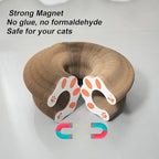 Kitty Curlz Cat Toy, Magic Organ Cat Interactive Scratcher Cardboard with Bell Ball, Foldable & Changeable Accordion Shape Exercise Anxiety Relief Toy for Indoor Cats(2PCS)