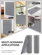 78.7"x15.8" Cat Scratch Mat,Trimmable Self-Adhesive Carpet,DIY Climb Cat Scratcher for Cat Couch Furniture or Wall Protector, Cat Scratching Post Tower Replacement Pads (LightGrey, 78.7x15.8In)