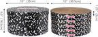 CSR1012D Kate 12 Inch Cardboard Cat Scratcher Pads with Box & Catnip, Reversible Heavy-Duty Scratch Boards for Cats, Furniture Protection, Classic Pattern, Black/White, 5-Pack