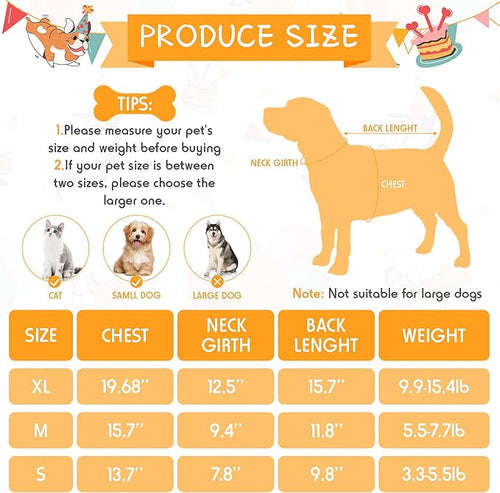 16 Pieces Small Dog Clothes Cute Blank Puppy Shirts Soft Dog Sweatshirts Breathable Outfit for Pet Cats Accessories, 16 Styles(S)