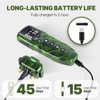 Ultra Small Shock Collar for Small Dogs, Dog Training Collar with Remote for Small Dogs 5-15lbs & Medium Large Dogs, Rechargeable, 2000ft Range, Collar with Beep, Vibration, Safe Shock,Green