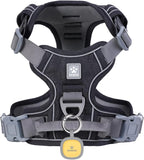 Pawaii No Pull Dog Harness with Pet ID Tag,Reflective Strips No Choke Front O Ring Breathable Mesh Adjustable Soft Padded Pet Vest with Easy Control Handle for Medium Dogs