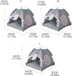 Pet Tent House Dogs Bed Portable Removable Puppies Cat Indoor Outdoor Kennels Cave