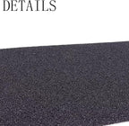 10pcs Cat Scratching Manicure Strips - Nail File for Cats Scratch Liner for Litter Box Furniture Door Floor Peel Stick Scratching Sandpaper (Black 10pcs)