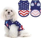 American Flag Inspired Dog Vest: Perfect Dog Shirt, Ideal Tank Top for Everyday Wear, Independence Day Celebrations Quality Materials for a Cute and Stylish Look Classic Blue Star 3XL