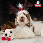 Multipet Toy Dog Lamb Chop Santa, 1 ea
