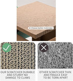 CHICHIPAWS Cardboard Cat Scratcher House with 2 Scratch Boards – Peekaboo Cave & Hideaway, Playhouse for Indoor Pets, Corrugated Scratching Cube for Kittens, Rest Box Bed with Catnip, Durable Fun