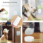 EverNary Dog Door Bell, WiFi Smart Doggie Doorbell for Potty Training with Wireless Waterproof Touch Button Transmitter and Receiver (1 WiFi Receiver 3 Button)
