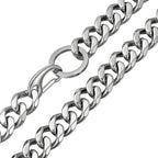 Adjustable Strong Lobster Clasps Dog Titan Collar Training Walking Metal Dog Duty Chew Proof for Medium Large Dogs American Pitbull German Shepherd