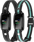 Bark Collar, 2 Pack No Shock Bark Collar for Large & Medium Dogs - Safe & Humane Barking Collar with Beep Vibration & 7 Sensitivity Levels, 100% IPX7 Waterproof Dog Training Collar Indoor Outdoor Use