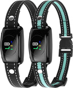 Bark Collar, 2 Pack No Shock Bark Collar for Large & Medium Dogs - Safe & Humane Barking Collar with Beep Vibration & 7 Sensitivity Levels, 100% IPX7 Waterproof Dog Training Collar Indoor Outdoor Use