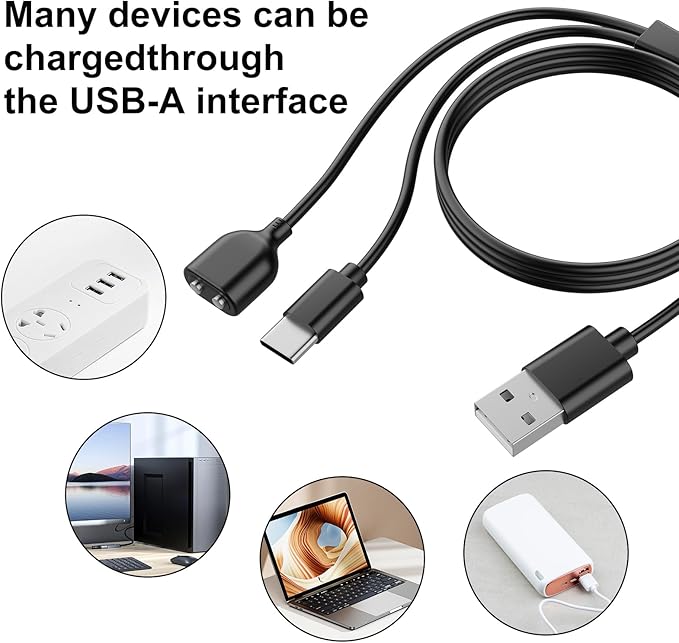 Jugbow USB Charging Cable Dog Training Collar and Remote, 2-in-1 Magnetic Charging and Micro USB Cable