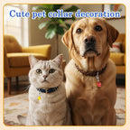 10PCS Extra Loud Cat & Dog Bells, Small Pet Collar Bell Made of Sturdy Metal, Bells for Dog Training to Go Outside, Pet Tracker, Color Pets Bell Gifts Doggy Cat Collar Charms (10 Color)