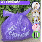 Baby Diaper Bag Disposable (300 ct.) Fresh Baby Powder Scented Easy Tie Handles Scented Diaper Sacks Disposable Dog Poop Waste Bags Cat Litter Clump & Poop Bags Sanitary Pad Waste Bags (300 Bags)