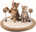 Cat Scratcher, Cat Natural Sisal Scratching Pad, Kitten Interactive Toy with Spring Ball for Chasing Hunting Mental Physical Exercise Puzzle