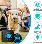 Dog Doorbell to Go Outside, Smart Wireless Doggie Doorbell for Potty Training,1000 Feet Long Range with IP65 Waterproof Super-Light Touch Button, 60 Melodies & Adjustable Volume (1 Button)